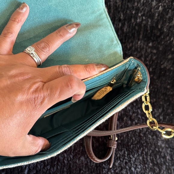 Spartina 449 Floral Embroidered Clutch - Picture 7 of 10